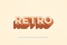 Load image into Gallery viewer, Retro/Vintage Text Effect For Photoshop