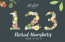 Load image into Gallery viewer, Floral Numbers
