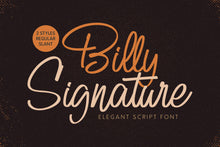 Load image into Gallery viewer, Billy Signature