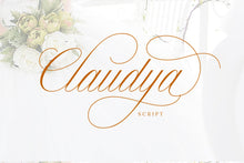 Load image into Gallery viewer, Claudya Script
