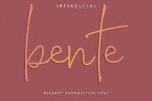 Load image into Gallery viewer, Bente