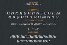 Load image into Gallery viewer, Houston Italic (Outline & Shadow)