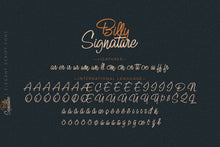 Load image into Gallery viewer, Billy Signature