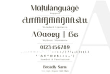 Load image into Gallery viewer, Breadley Sans