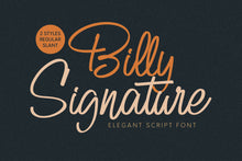 Load image into Gallery viewer, Billy Signature