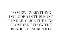 Load image into Gallery viewer, Modern Artistic Font Bundle