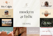 Load image into Gallery viewer, Modern Artistic Font Bundle
