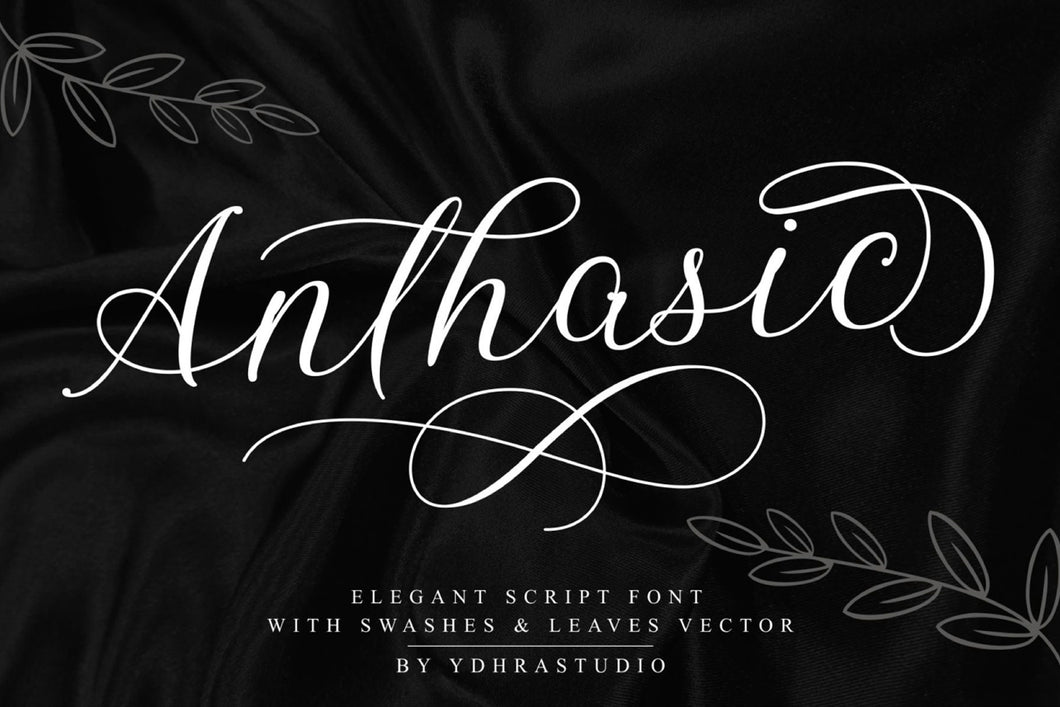 Anthasic Elegant Script Font