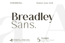 Load image into Gallery viewer, Breadley Sans
