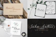 Load image into Gallery viewer, Anthasic Elegant Script Font
