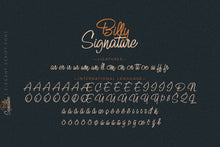 Load image into Gallery viewer, Billy Signature
