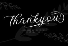 Load image into Gallery viewer, Anthasic Elegant Script Font
