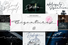 Load image into Gallery viewer, Signature Collection Font Bundle
