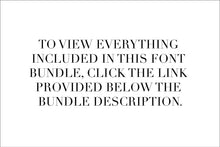 Load image into Gallery viewer, Modern Artistic Font Bundle
